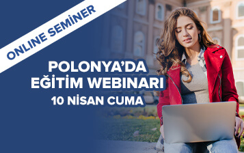 Polonya'da Eğitim Webinarı Polonya'da Eğitim Webinarı