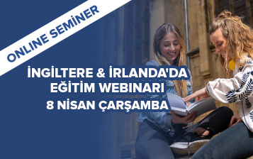 İngiltere & İrlanda'da Eğitim Webinarı İngiltere & İrlanda'da Eğitim Webinarı