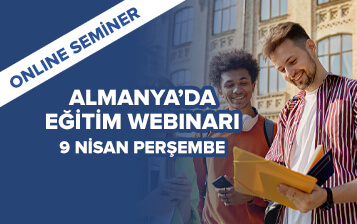Almanya'da Eğitim Webinarı Almanya'da Eğitim Webinarı